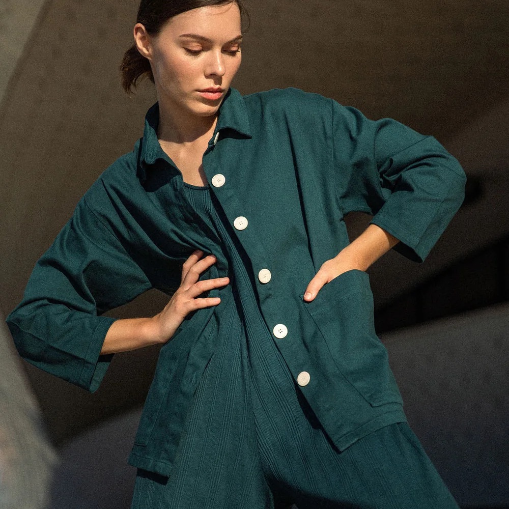 MIEN PAINTERS OVERSIZED SHIRT JACKET